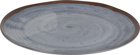 Bo-Camp - Servies - Halo - 12 Stuks - Grijs
