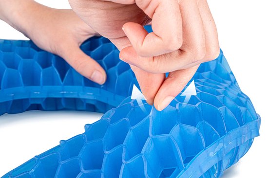 Vivamore Reiskussen - Nekkussen Vliegtuig - Travel Pillow met Verkoelende Gel - Zwart
