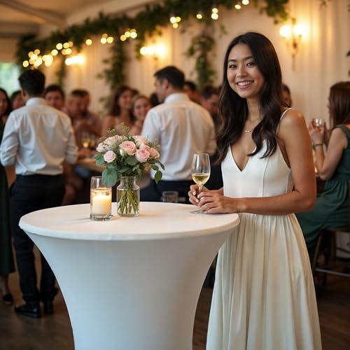 Detex Tafelhoes Cocktailtafel Elastisch - 5 Stuks - Wit