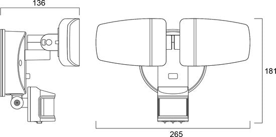 Sylvania Gizmo - Solar - Tuinverlichting - Schijnwerper - Zonnepaneel