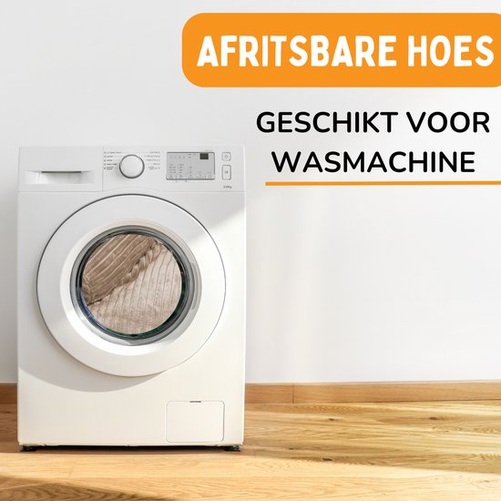 By Cee Cee Origineel Hondendeken Bank – Hondenkleed Bank - Hondenmand - Premium - Volledig Afritsbaar – Royal Collection - Rib Licht Bruin - Maat M - 90x90