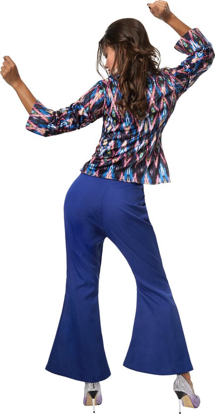 Dressforfun Disco queen XXL - verkleedkleding kostuum halloween verkleden feestkleding carnavalskleding carnaval feestkledij partykleding - 302164