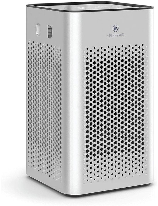 Medify Air MA-25 Luchtreiniger – 170 m³/u Air Purifier – HEPA H13 Filter & Touchbediening – Nachtmodus – Luchtfilter tegen Hooikoorts, Allergieën & Huisstofmijt – Zilver