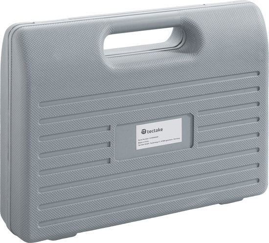 tectake - Fietsgereedschap gereedschapskoffer - 50-delig - grijs - 403284