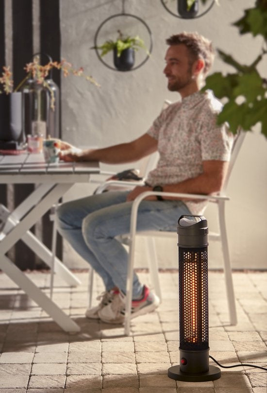 alpina Heater Terrasverwarmer - Infrarood Verwarming - IP44 Spatwaterdicht - 800W