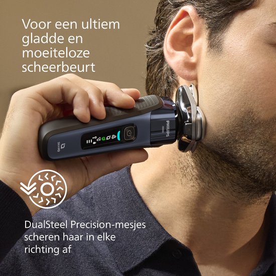 Philips Shaver i9000 Elektrisch Scheerapparaat Voor Mannen - Met Quick Clean Pod - Blauw - X9003/30
