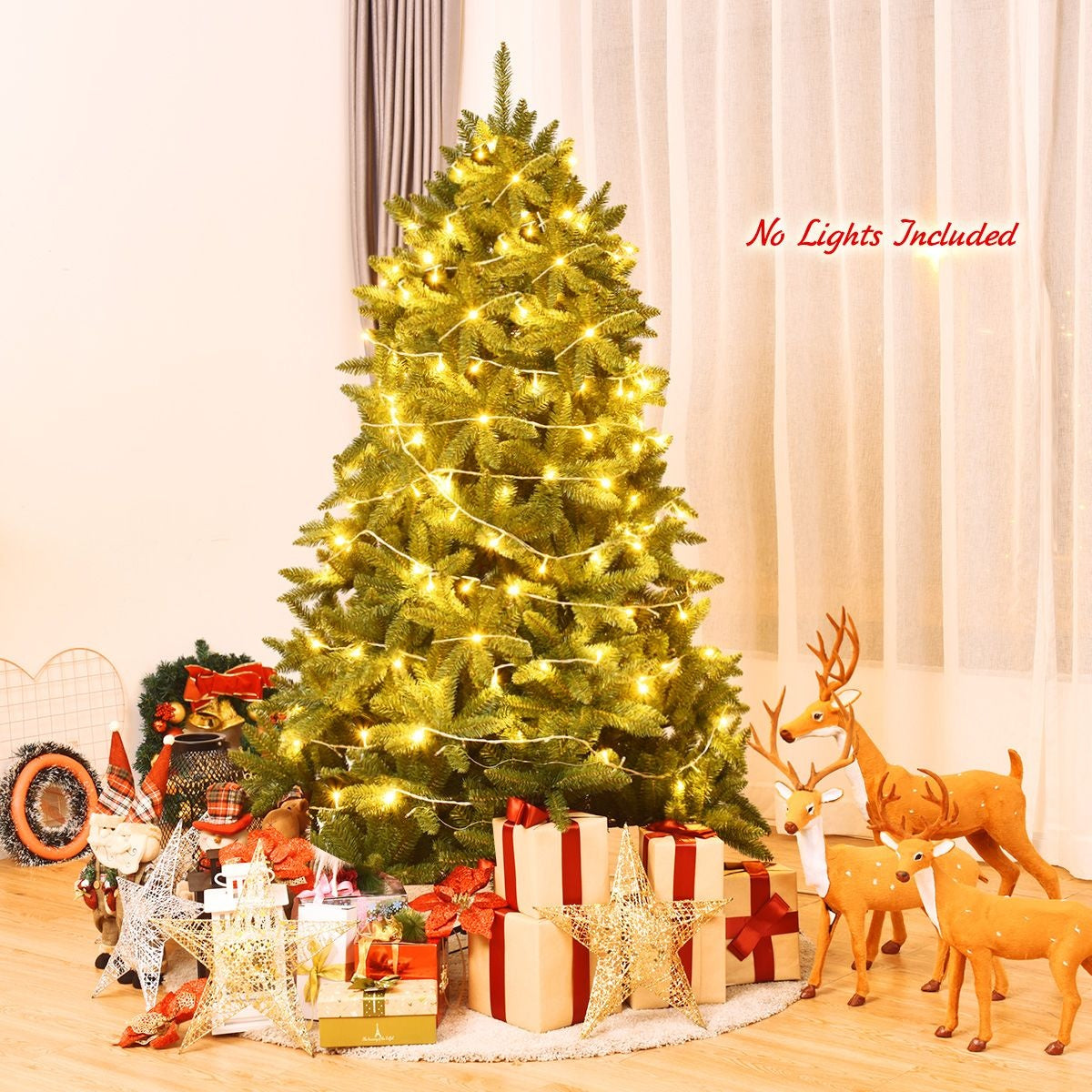 Coast Kunstkerstboom - Met Metalen Standaard -1250 Takken - PVC - Groen - 180 cm