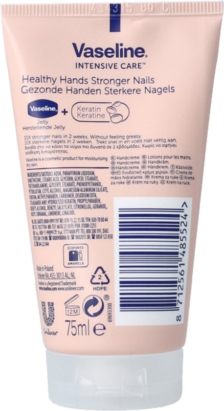Vaseline - Handcrème - Gezonde Handen Sterkere Nagels - 75ml