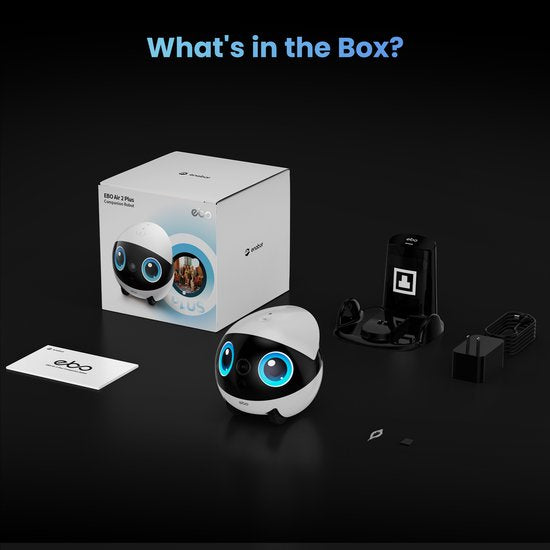 Enabot Air 2 Plus - Intelligente Begeleidingsrobot - 3K HD Camera - Dubbele Communicatie - Roze