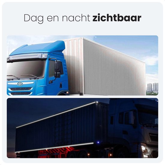 Reflecterende Tape - 5cm breed, 3m lang - Reflecterende Stickers - Reflector Fiets - Fietsreflectoren - Zelfklevende Reflector - Bakfiets - Vrachtwagen Reflectie