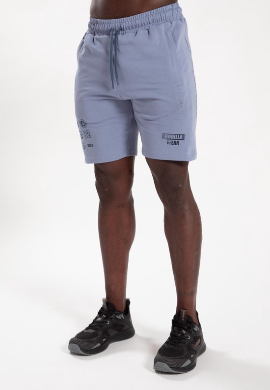 Gorilla Wear Lopez Shorts - Stonewash Blauw - 3XL