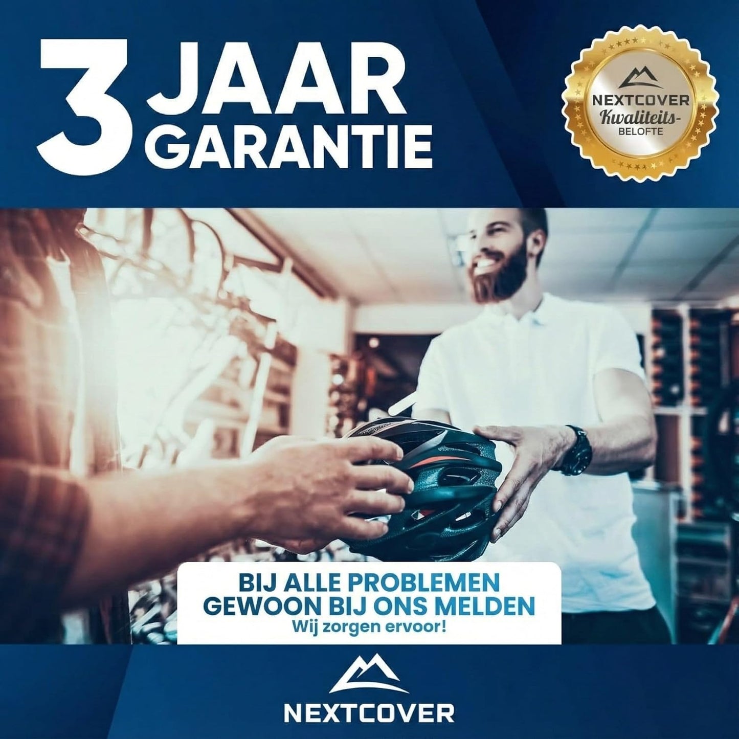 NEXTCOVER® Fietsslot LockOne met combinatiecode I - [SAFESECURE] cijferslot zeer veilig fietsslot cijferslot I robuust & duurzaam kettingslot fiets I Fietsslot