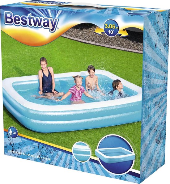 Bestway Familie Zwembad - Opblaasbad - 305 x 183 x 46 cm