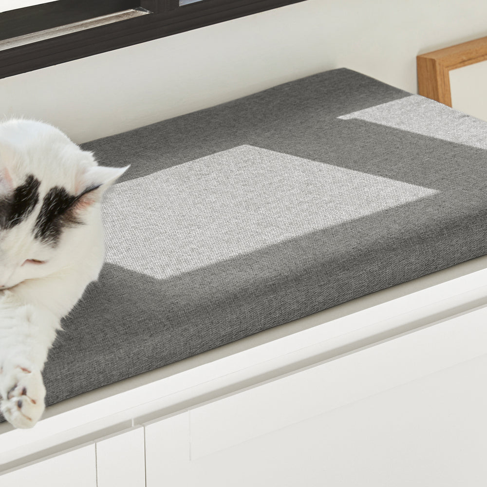 SoBuy FSR136-W Kattenhuis - Katten Bench - Kattenbak Kast - Kattenbakkast - Schoenenbank - Schoenenrek - Schoenenkruk - 90x36x44cm - Wit