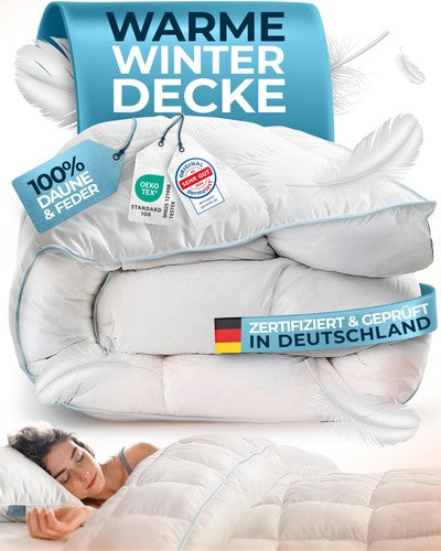 Glückstoff Donzen Dekbed - 155 x 200 cm - Dons/Veren - All Year