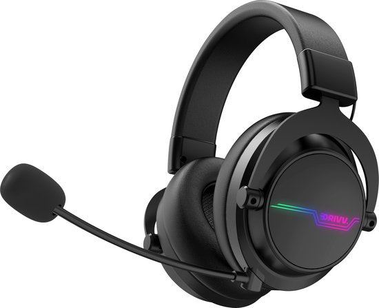 Drivv. PRO Draadloze Gaming Headset met Microfoon - Bluetooth Game Headset geschikt voor PS4, PS5, Xbox Series en PC - Draadloos 2.4GHz