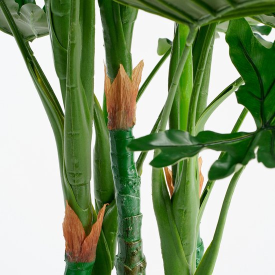 Mica Decorations Philodendron Kunstplant - H120 x Ø80 cm - Groen