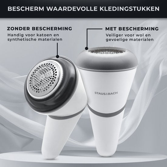 STAUS&BACH Lint Pro Ontpluizer Wit