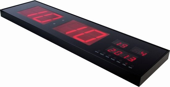 Wandklok Met Led-Display