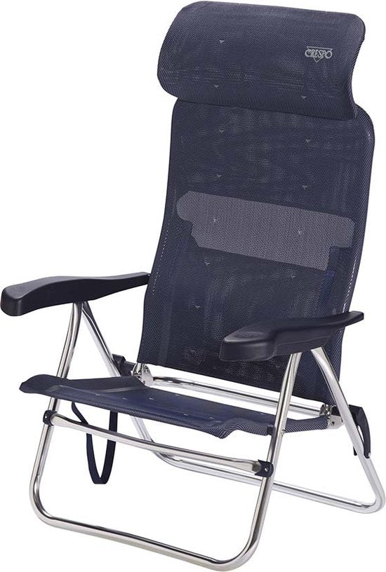 Crespo - Strandstoel - AL/205 - Compact - Donker blauw