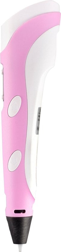 MM Brands 3D Pen Starterspakket - Inclusief 100m Filament in 10 Kleuren - Extra Lange Laadkabel - Geschikt voor ABS & PLA Filament - Roze