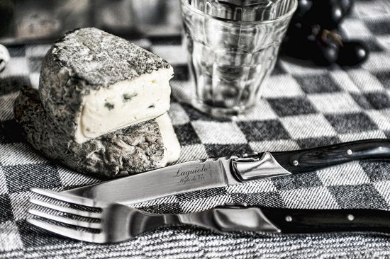 Laguiole Style de Vie Steakmessen Luxury Line - 6-delig - Zwart pakkahout