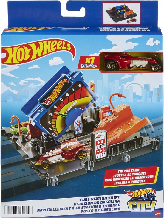 Hot Wheels City Explorer Fuel Station Shift - Hot wheels uitbreiding - Hot wheels baandelen