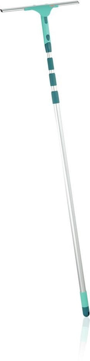 Leifheit - Powerslide trekker 40 cm met telescoopsteel 160-415 cm - en microfiber overtrek - Click System