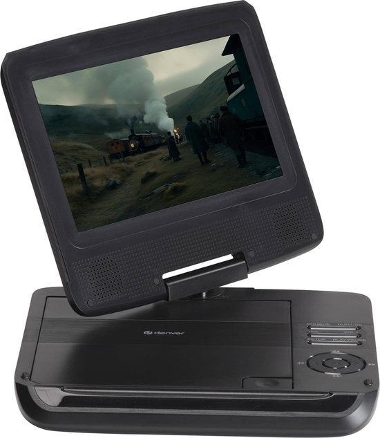 Denver Draagbare DVD Speler Auto - 7 inch - Incl. Hoofdsteunhouder - USB - Draaibaar Scherm - MT792
