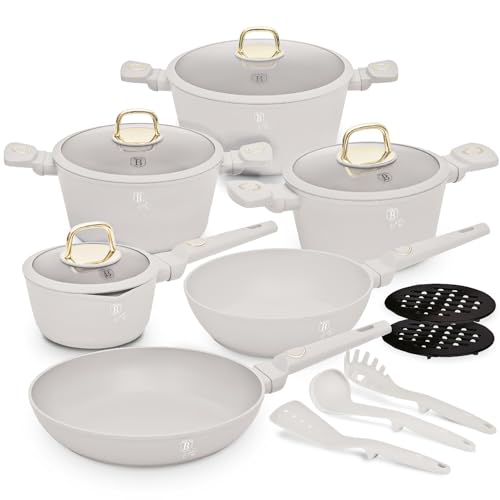 Berlinger Haus Sahara Collection - Creme - 15-delige Pannenset