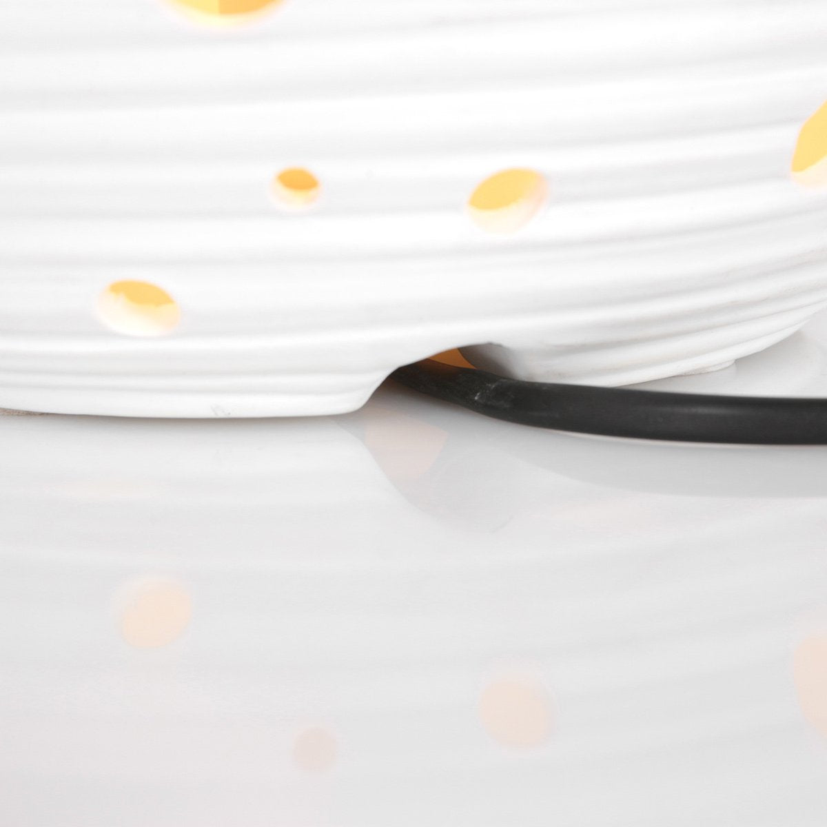 Anne Lighting tafellamp Jazz - wit - keramiek - 20 cm - E14 fitting - 3110W