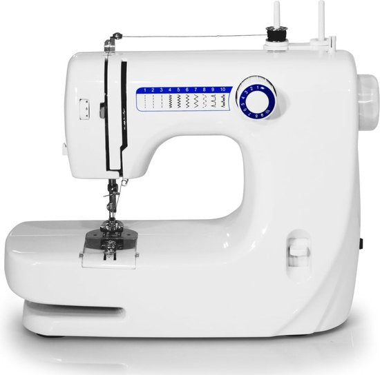 Tristar SM-6000 Naaimachine - Beginners - Naaimachine - 10 patronen - Lichte en Dunne stoffen - Wit