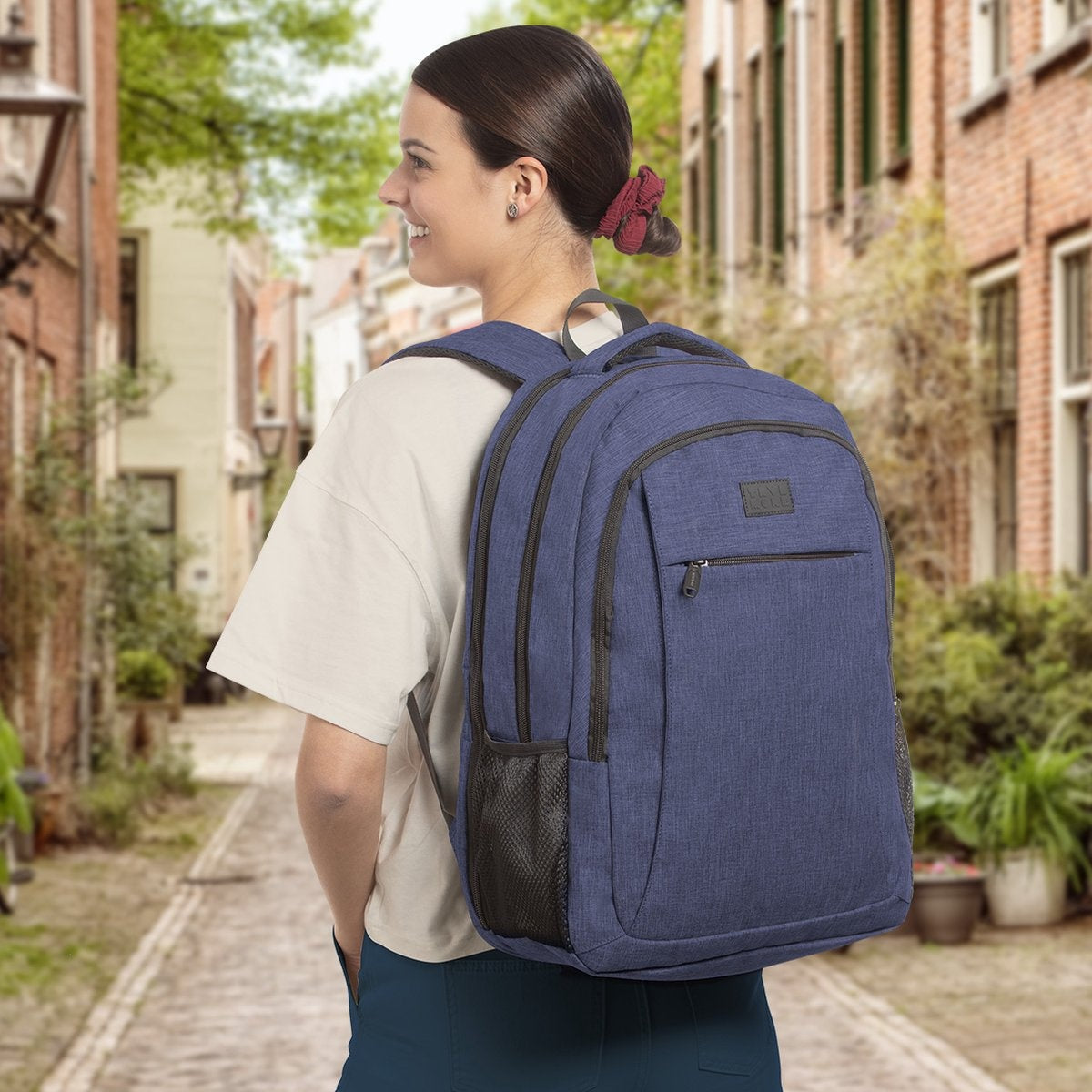 TRVLMORE Rugzak - 36L - 17,3 inch - Laptop Rugtas - Schooltas - Unisex - Spatwaterdicht Blauw
