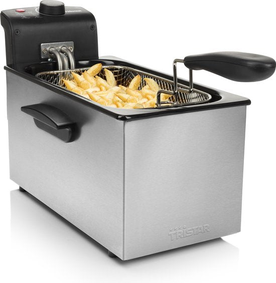 Tristar Frituurpan 3 liter - FR-6946 - Frituese 2000W - Koud zone - RVS