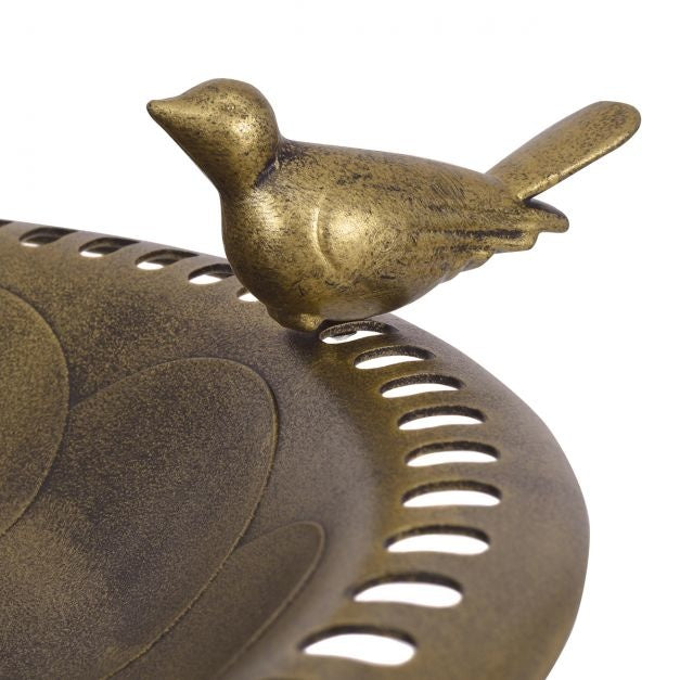 Coast Vogelbad - Vogelvoederhuisje - 76 cm Hoog - Brons