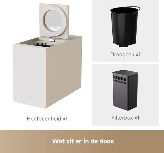 Dreame Voedselafvalverwerker SF25 - 2.5L - Ultra Stil 27dB - Geurloos - Zelfreinigend - Elektrische Keukencomposter Aanrecht