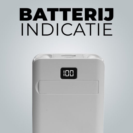 Denver Powerbank met Draadloze Oordopjes - 2-in-1 - 5.000 mAh - Bluetooth Oortjes Draadloos - Geschikt voor o.a. iPhone en Samsung - PWE5001W