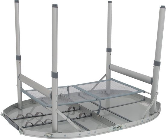 Bo-Camp - Tafel - Premium - Ovaal - Koffermodel - 100x70 cm