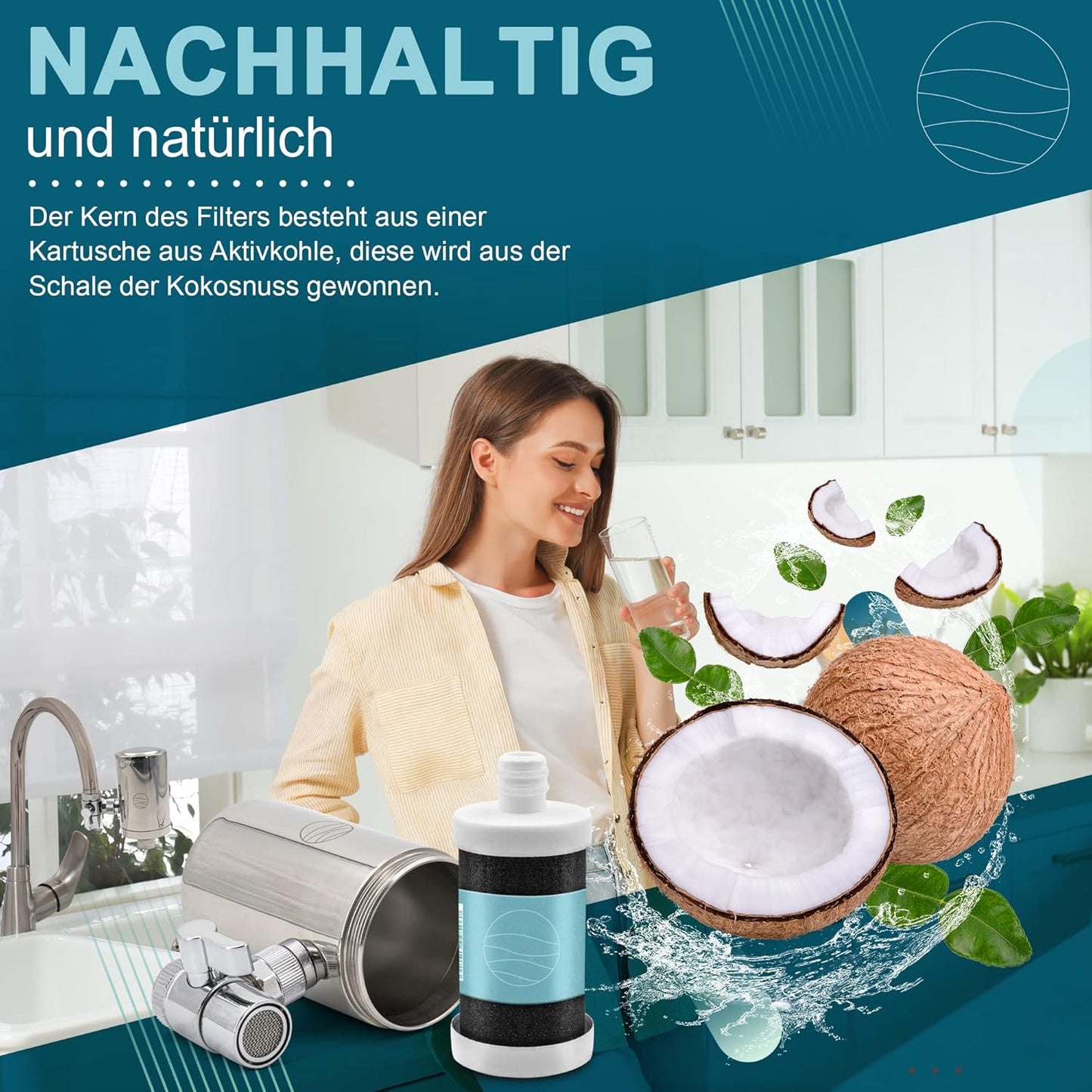 up!water Waterfilter – Natuurlijk, Fris & Duurzaam – Voor Heerlijk Drinkwater Uit De Kraan