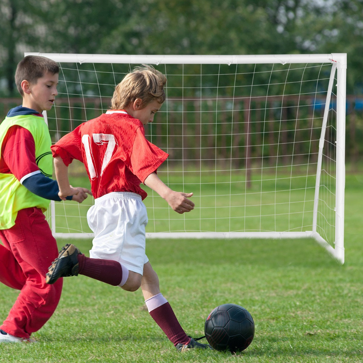 Coast Kindervoetbaldoel - 180 x 120 cm - voor spelen en trainen voor kinderen en tieners vanaf 6 jaar