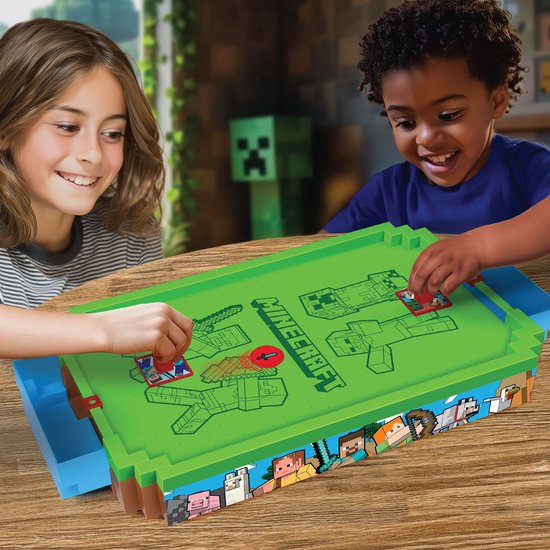 A Ambassador® Minecraft Arcade Air Hockey - Airhockey - Tafelmodel - Gezelschapspel - Het grote speelgoedboek 2025