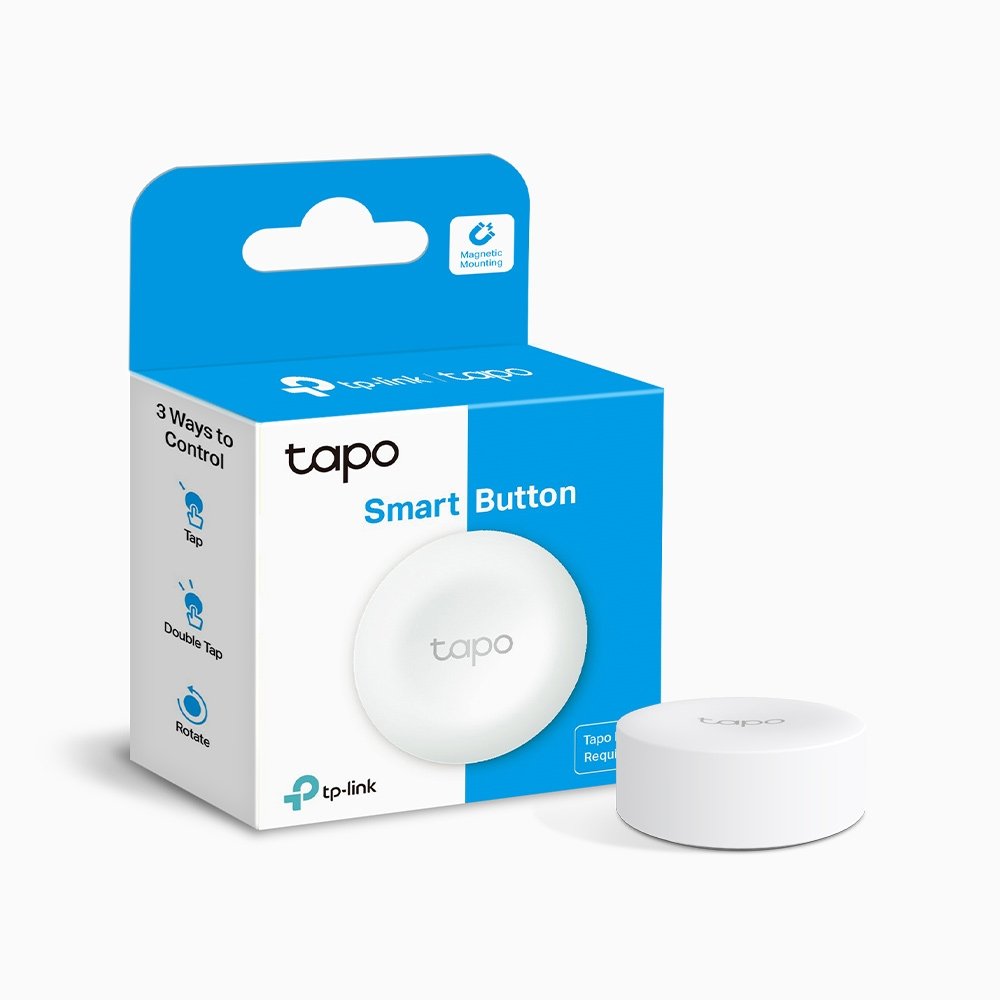 TP-Link Tapo S200B Draadloze Smart Knop - Wit - Ø 43,5 x 16,9 mm