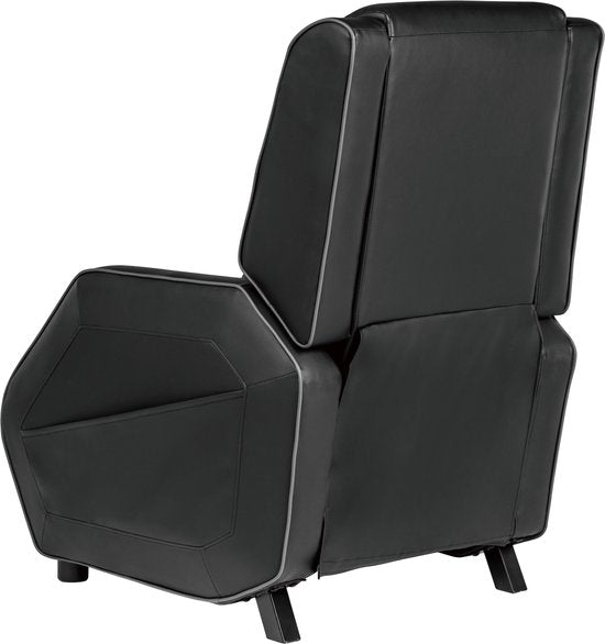 VDD - Gamestoel - Fauteuil - Game stoel - Gamestoel met voetsteun - Gamestoel zwart
