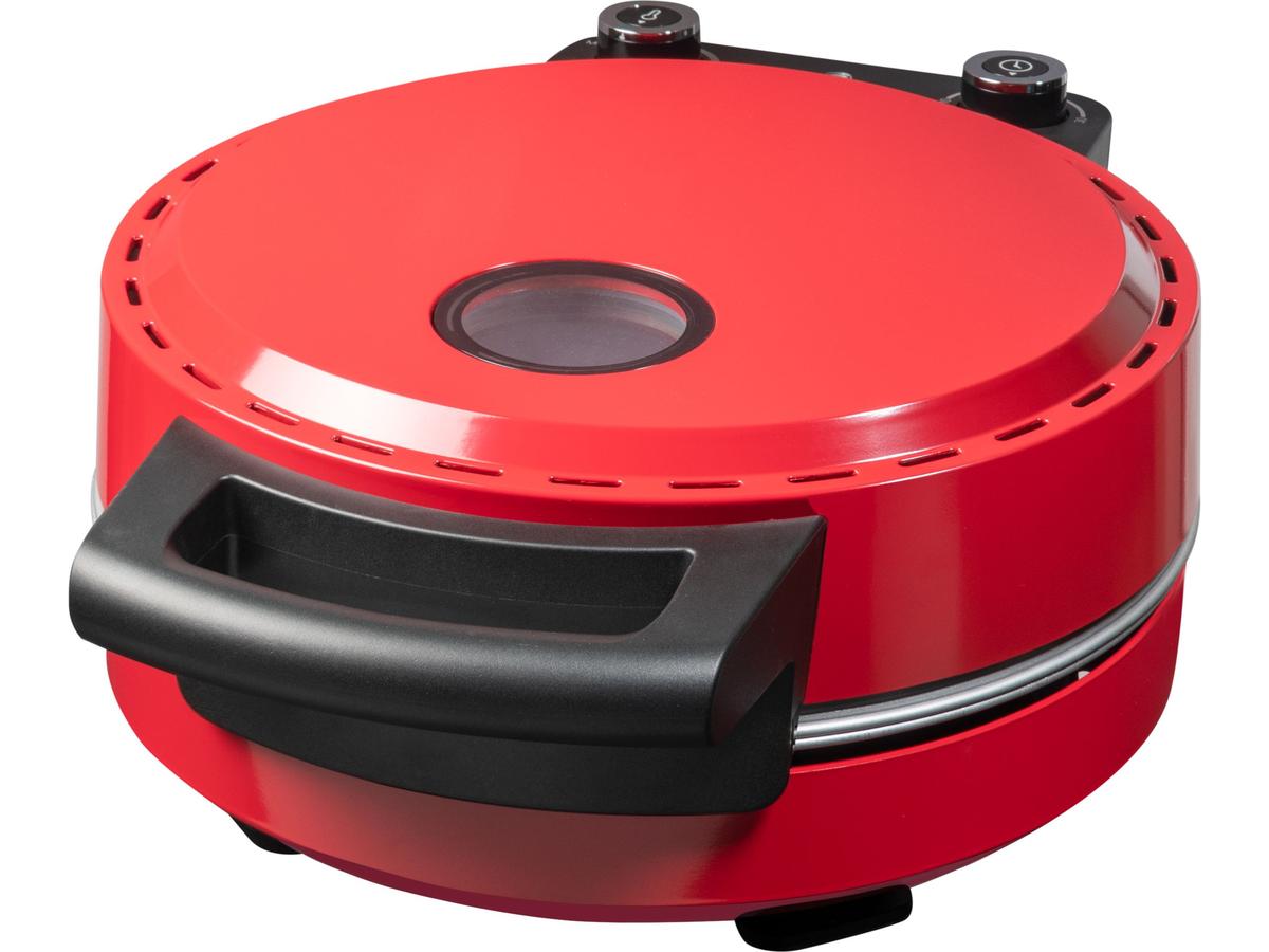 Bestron Pizzasteenoven - 30 cm - 1500W - Rood