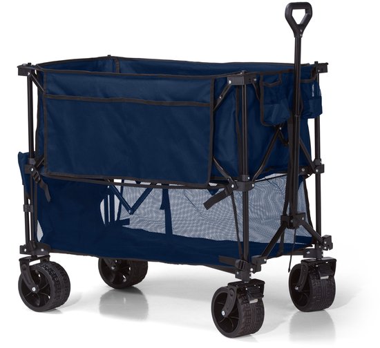 Mr Fold Bolderkar – XXL – Opvouwbaar – 400L – Blauw