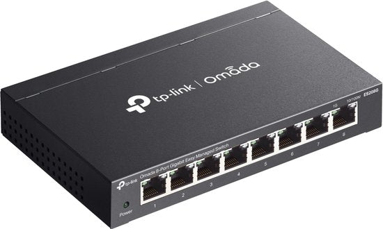 TP-Link Omada ES208G netwerk-switch Managed L2 Gigabit Ethernet (10/100/1000) Zwart