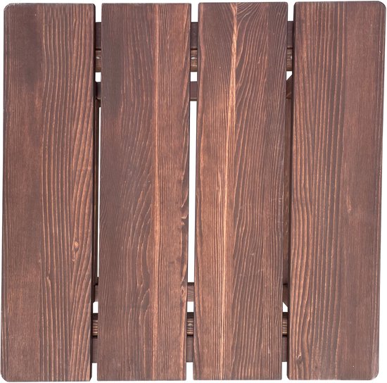 AXI Tess Bijzettafel Coffee – Houten tuintafeltje – Vierkant – 40,5 x 40,5 x 46 cm – FSC 100% Hemlock hout – Voor tuin, terras en balkon