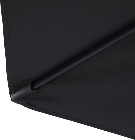 AXI Noor Stokparasol Ø 300cm Antraciet/grijs – Gepoedercoat frame - Kantelbaar