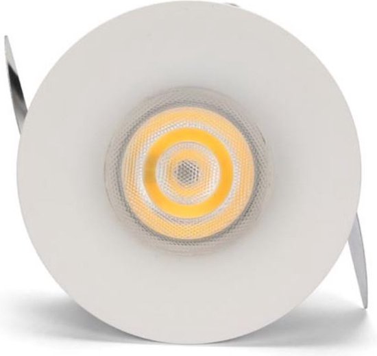 EtiamPro inbouw plafondarmatuur GU10 - gebogen - wit