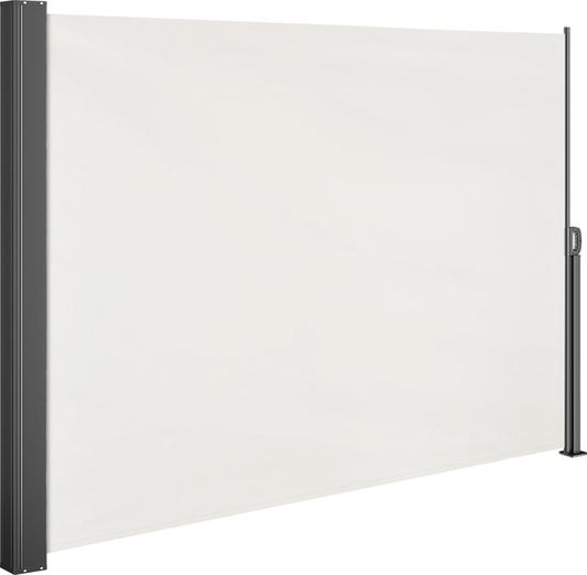 Casaria Wind/Tuinscherm Nosara - 180x300cm Uitschuifbaar - Crème